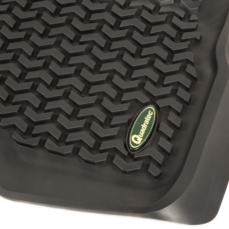 Ford F-350 Floor Liners - Front - Rugged Ridge - Rugged Ridge - Black - `17-`18